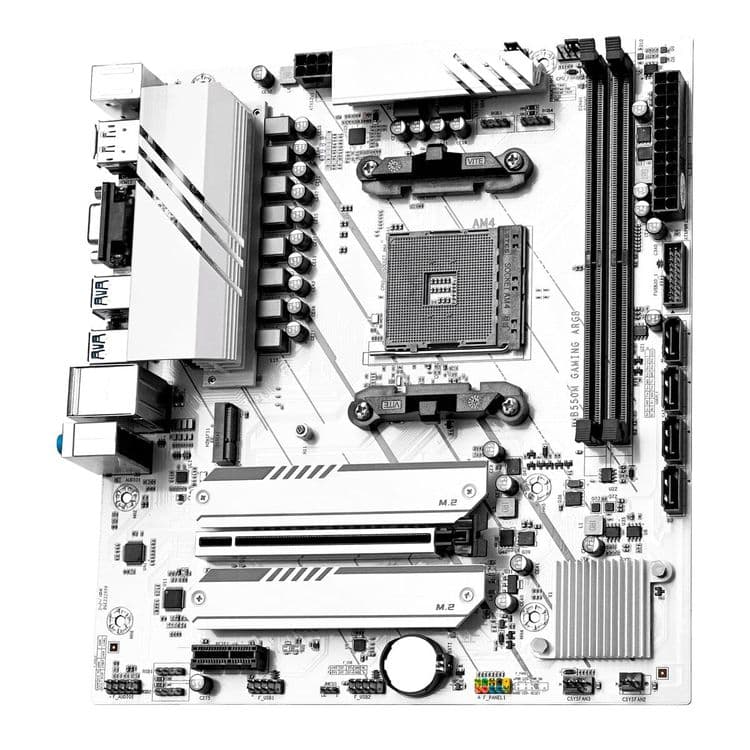 Placa Mãe DXMBB550MW ARGB B550 M.2 AMD Ryzen AM4 DDR4